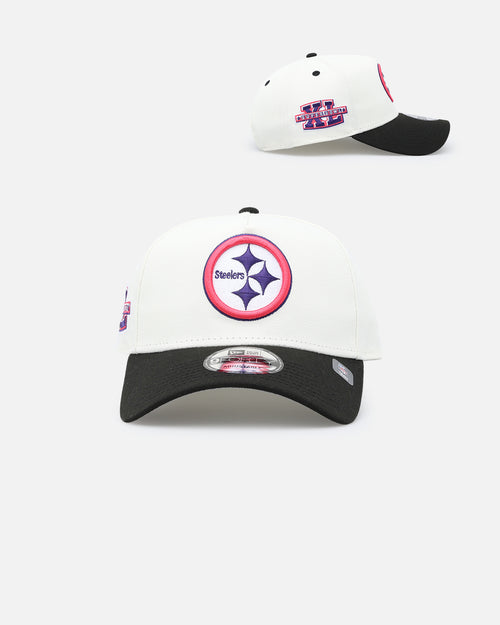New Era Pittsburgh Steelers 'Neon Nights' 9FORTY Snapback Chrome/Black