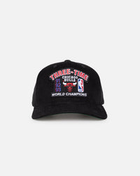 Mitchell & Ness Chicago Bulls 3 Time OG Corduroy Snapback Black