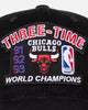 Mitchell & Ness Chicago Bulls 3 Time OG Corduroy Snapback Black