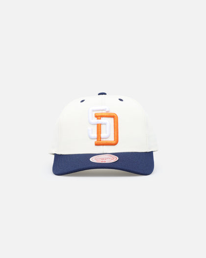 Mitchell & Ness San Diego Padres Go Team Go Snapback White Cream/Blue