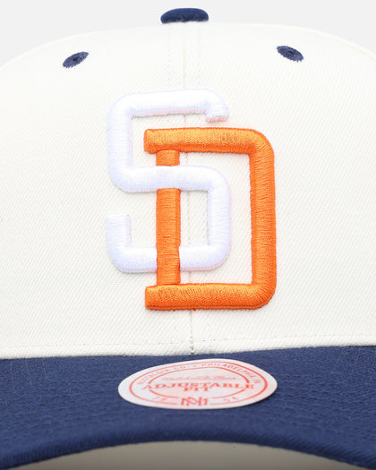 Mitchell & Ness San Diego Padres Go Team Go Snapback White Cream/Blue