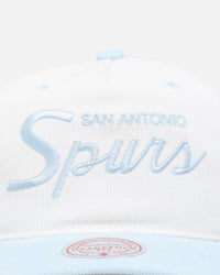 Mitchell & Ness San Antonio Spurs 'Pastel Corduroy' Deadstock Snapback White Cream/Light Blue
