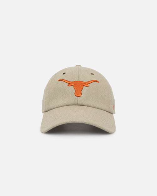 47 Brand Texas Longhorns Wooly Clean Up Strapback Bone