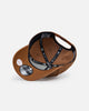 New Era Texas Rangers 'Ornamental Corduroy' 9FORTY A-Frame Snapback Tan
