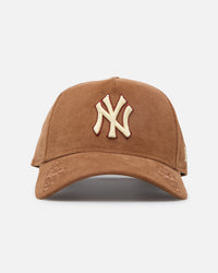 New Era New York Yankees 'Ornamental Corduroy' 9FORTY A-Frame Snapback Tan