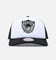 Mitchell & Ness Las Vegas Raiders Logo Foam Trucker Snapback Black/White