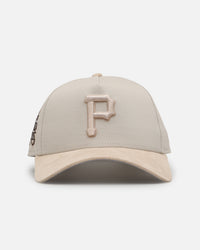 New Era Pittsburgh Pirates 'Cream Suede' 9FORTY A-Frame Strapback Stone/Oatmilk