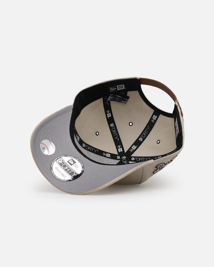 New Era Pittsburgh Pirates 'Cream Suede' 9FORTY A-Frame Strapback Stone/Oatmilk