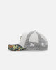 New Era Houston Astros "Camo Visor" 9FORTY A-Frame Trucker Snapback Stone/Olive