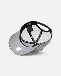 New Era Philadelphia Eagles "Camo Visor" 9FORTY A-Frame Trucker Snapback Stone/Olive