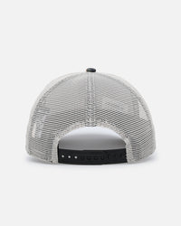 New Era Pittsburgh Pirates "Camo Visor" 9FORTY A-Frame Trucker Snapback Stone/Olive