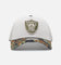 New Era Las Vegas Raiders "Camo Visor" 9FORTY A-Frame Trucker Snapback Stone/Olive
