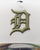 New Era Detroit Tigers "Camo Visor" 9FORTY A-Frame Trucker Snapback Stone/Olive