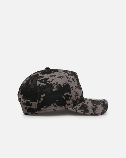 New Era Atlanta Braves 'Black Digi Camo' 9FORTY A-Frame Snapback Black/Grey