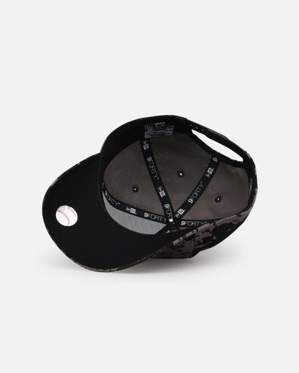 New Era Atlanta Braves 'Black Digi Camo' 9FORTY A-Frame Snapback Black/Grey