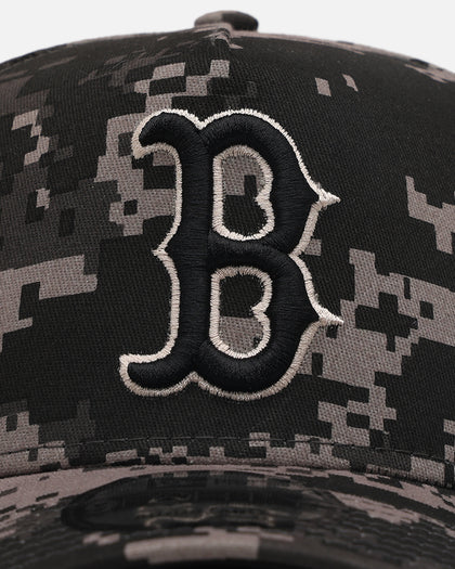 New Era Boston Red Sox 'Black Digi Camo' 9FORTY A-Frame Snapback Black/Grey