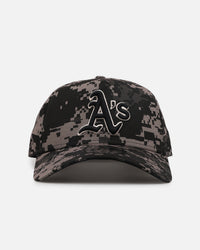 New Era Oakland Athletics 'Black Digi Camo' 9FORTY A-Frame Snapback Black/Grey