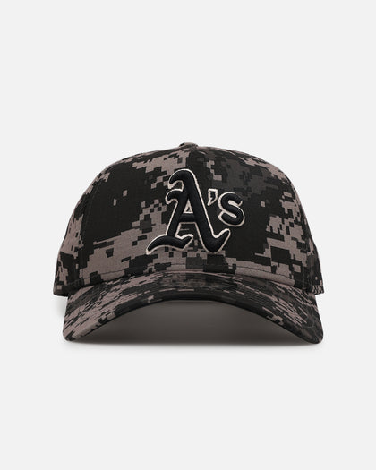 New Era Oakland Athletics 'Black Digi Camo' 9FORTY A-Frame Snapback Black/Grey