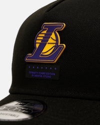 New Era X Bristol Studio Los Angeles Lakers 'Teams Edition' 9FORTY Snapback Black