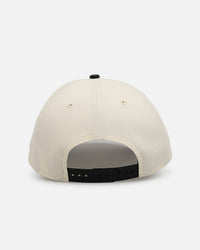New Era San Francisco 49ers 'Leather Visor' 9FORTY A-Frame Snapback Chrome White/Black