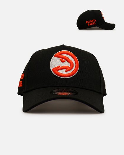 New Era Atlanta Braves 'NBA Dia De Los Muertos' 9FORTY A-Frame Snapback Black/Orange