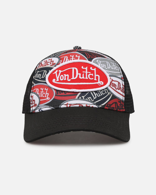 Von Dutch Unisex Trucker Snapback Black/Red