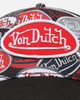 Von Dutch Unisex Trucker Snapback Black/Red