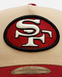 New Era San Francisco 49ers 'Vintage' 9FORTY A-Frame Snapback Vegas Gold