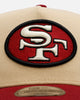 New Era San Francisco 49ers 'Vintage' 9FORTY A-Frame Snapback Vegas Gold