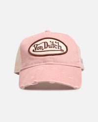 Von Dutch Von Dutch Trucker Snapback Hat Pink