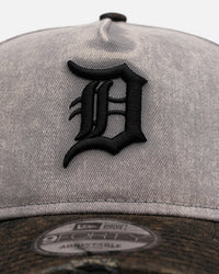 New Era Detroit Tigers 'Washed Storm Gray' 9FORTY A-Frame Snapback Gray