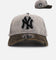 New Era New York Yankees 'Washed Storm Gray' 9FORTY A-Frame Snapback Gray