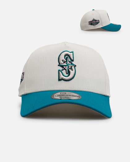 New Era Seattle Mariners 'Team Color Visor' 9FORTY A-Frame Snapback Chrome/Official Team Color