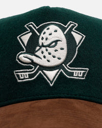 47 Brand Anaheim Ducks 'Fall Leaves' 47 Offside Snapback Green/Brown
