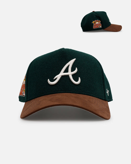47 Brand Atlanta Braves 'Fall Leaves' 47 Offside Snapback Green/Brown