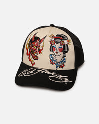 Ed Hardy Devil Trucker Snapback Black
