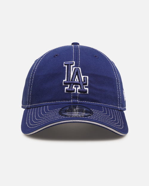 New Era Los Angeles Dodgers 'Contrast Stitch' 9TWENTY Strapback Official Team Colour