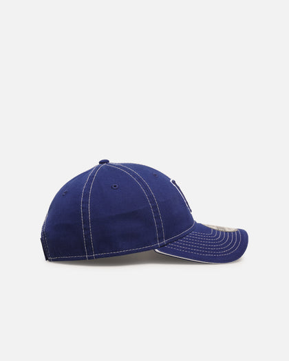 New Era Los Angeles Dodgers 'Contrast Stitch' 9TWENTY Strapback Official Team Colour