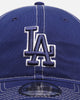 New Era Los Angeles Dodgers 'Contrast Stitch' 9TWENTY Strapback Official Team Colour