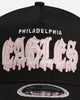 New Era Philadelphia Eagles 'Drip Glow Script' 9FORTY A-Frame Snapback Black/Pink