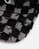 New Era Atlanta Braves 'Frayed Checkerboard' 9FORTY A-Frame Snapback Black/Grey