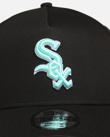 New Era Chicago White Sox 'Black Aqua' 9FORTY A-Frame Snapback Black/Aqua