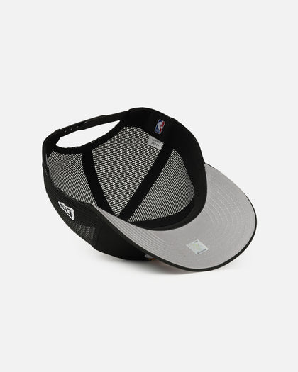 New Era Miami Heat 'HWC' 9SEVENTY Trucker Stretch Snapback Black