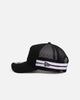 New Era Philadelphia Eagles 'Stripe' 9FORTY A-Frame Trucker Snapback Black/White