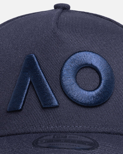 New Era Australian Open '26 9FORTY A-Frame Snapback Navy
