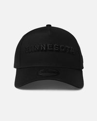 New Era Minnesota Timberwolves 'NBA Black On Black' 9FORTY A-Frame Snapback Black