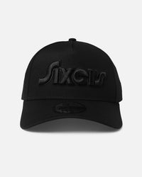 New Era Philadelphia 76ers 'NBA Black On Black' 9FORTY A-Frame Snapback Black