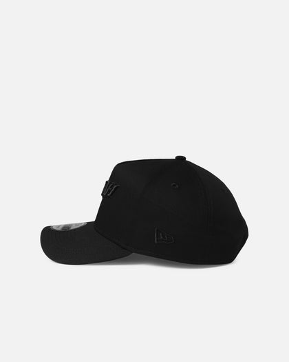 New Era Utah Jazz 'NBA Black On Black' 9FORTY A-Frame Snapback Black