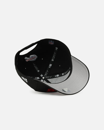 New Era Buffalo Bills 'Upside Down Logo' 9FORTY A-Frame Snapback Black