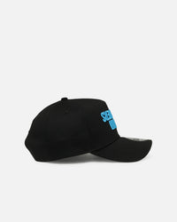 New Era Carolina Panthers 'Upside Down Logo' 9FORTY A-Frame Snapback Black